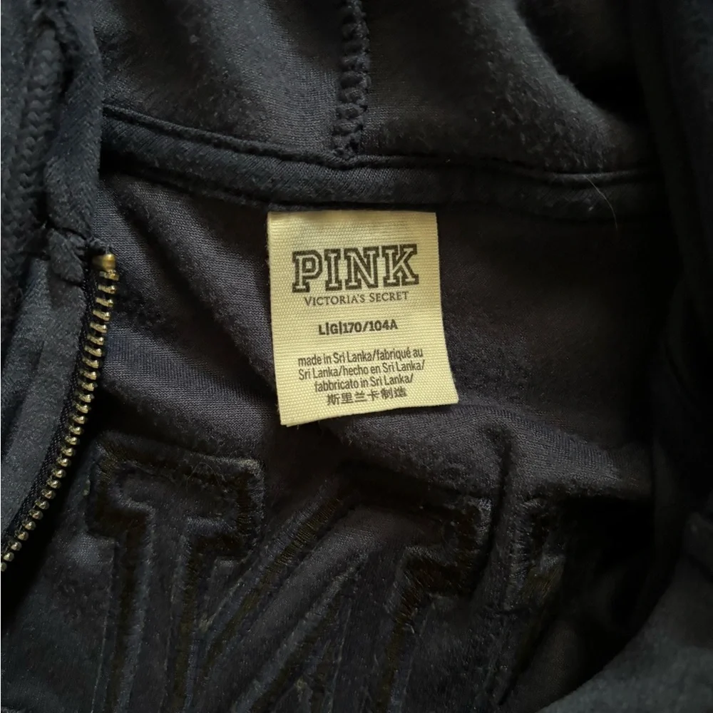 Pink Navy Blue Hoodie - Picture 4 of 6